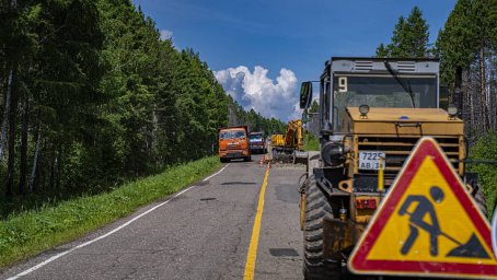 ​ДСИО приступила к ремонту дороги «Полукольцо» в Братском районе